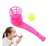 Blowing Ball Toy - Suspension Pipe Blower For Kids, Multi-Color Smmooth ABS Design, 9x4.5x2.5cm Size + 2 Pack Set, Durrable Material Build High-Qualliity, For Breathing Training & Party Favors