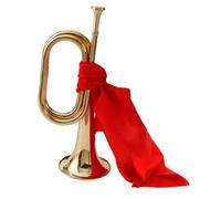 Blowing Bugle - Tromba da cavalleria a C, portatile, per principianti, scuola, 2 pezzi