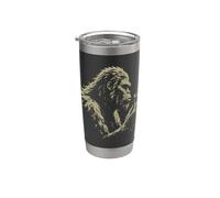 Blowing Desideri Bigfoot Tarassaco Vintage Foresta Creatura Bicchiere termico in acciaio inox doppia parete