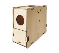 Blowing Machine, Wooden Machine, Compact Design Easy Maintenance Lightweight Tool Home Use Natural Material, Bird Food Blower for Millet, Grains 8.66x3.54x7.09 Inches