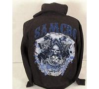 Blowout Nuovo sons of anarchy V-Twin Grim Reaper Samcro Soa Felpa M