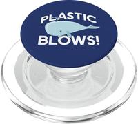 BLOWS DI PLASTICA! Proteggi le balene Sea Life Riduci Riciclare Meme PopSockets PopGrip per MagSafe