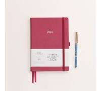 Blox, Agenda 2026 formato A5, formato A5, da gennaio a dicembre 2026, visualizzazione settimanale con 3 colonne a griglia, per organizzare la tua vita frenetica, EAN