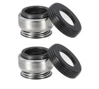 BLPRKOT 2 Pezzi 12mm Meccaniche Guarnizioni x 1pz con Molla Singola Bobina per Drenaggio Tubo e Macchina Raffreddamento Pompa [Nero, Argento Tono, Bianco]