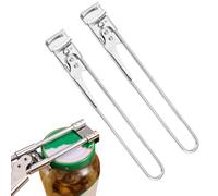 BLPRKOT 2 Pezzi Apriscatole Manuale Regolabile, Acciaio Inossidabile Apri Barattoli Professionale, Apribarattoli, Multifunzione Apri Barattolo per Cucina, Ristorante, Anziani, Donne, Bambino, Artrite