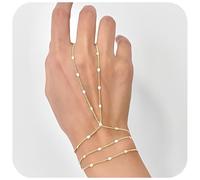 BLPRKOT bracciale donna oro bracciale oro donna anelli donna oro baciamano bracciale oro gioielli donna oro alla moda, da donna, alla moda, gioiello estivo