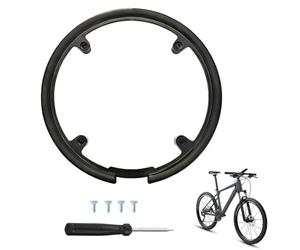 BLPRKOT Copriruota Catena Bicicletta, Compatibile con Catene 42 e 44 Denti, Paracatena per Mountain Bike, Anello paracatena Universale a 4 Fori, Protezione Pignone con 4 Viti