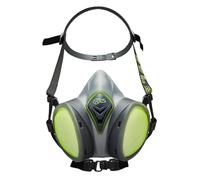 BLS 8600next A2P3 R D Semimaschera Protettiva in TPE con Filtri A2P3 Integrati, Pronta all'Uso e Senza Manutenzione. Per Gas/Vapori, Polveri, Cattivi Odori, Verniciatura, Stuccatura e Solventi