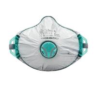 BLS Zer0 32 Facciali Filtranti Riutilizzabili FFP3 R D. 5 Mascherine a Coppa con Valvola di Espirazione ed Elastici Scorrevoli. Per Polveri, Falegnameria, Edilizia, Saldatura e Fai da Te