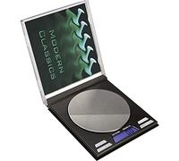 BLscale - Bilancia digitale per CD, bilancia sottile, bilancia da cucina, bilancia tascabile, bilancia per gioielli, 0,01 g, 50 g, display LCD, cover intercambiabile, custodia in pelle, 4 unità di