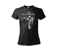 BLT DISTRIBUTION SRL T-Shirt Nightmare Before Christmas. Maglietta Sposa Cadavere. Maglia Donna in Cotone. (M)