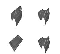 BLTouch Mount with LED Support for Wanhao i3 V2.1 - Low Profile Design