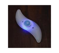 (Blu) 1 pezzo Mini LED Neon Plastic Bicycle Spoke Light per Hot Wheels, 3 modalitÃ lampeggianti, res