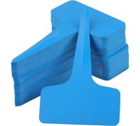 blu, 10x6CM 100 pezzi etichetta per piante etichetta per semina orto piantagione plastica impermeabile esterno
