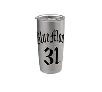 BLU 2 LUNE PIENE NUMEROLOGIA 11 DUE 31 DONNE UOMINI KIDS Bicchiere termico in acciaio inox doppia parete