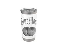 BLU 2 LUNE PIENE NUMEROLOGIA 11 DUE UNDICI DONNE UOMINI KIDS Bicchiere termico in acciaio inox doppia parete