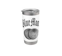 BLU 2 LUNE PIENE NUMEROLOGIA 11 DUE UNDICI DONNE UOMINI KIDS Bicchiere termico in acciaio inox doppia parete