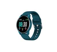 (Blu) 2022 Orologio intelligente da donna con cardiofrequenzimetro, impermeabile, con tracker di attività