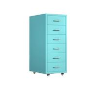 Blu 6Layer File CabinetThickened freddo laminato acciaio Sto petto per ufficio LarCapaci Multifunctal DataDer Unit Ideale per file e documenti.