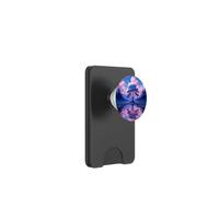 Blu Albero Nuvole Rosa Lago Fantasia Paesaggio PopSockets PopWallet per MagSafe