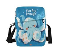 Blu animale mare oceano mare mens messenger bag verde crossbody borse per le donne donne Cross Body Borse Cinghia regolabile per sport all'aria aperta Viaggio