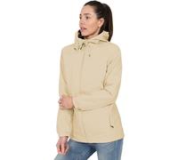 Blu Apparel - Giacca impermeabile da donna con cappuccio, antivento, per escursioni, passeggiate, giacca primaverile, Beige, 46