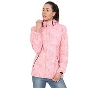 Blu Apparel Giacche impermeabili da donna leggere giacca antipioggia da donna per escursioni all'aperto stampata traspirante, rosa, 46