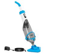 Blu Aspiratore per piscine - Con testina spazzola flessibile | hillvert