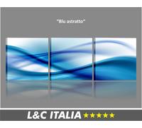 Blu astratto QUADRI MODERNI ASTRATTI QUADRO STAMPA TELA ARREDO CASA BILDER XXL