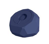 (Blu) Base in silicone per ricarica wireless 2 in 1 a forma di diamante