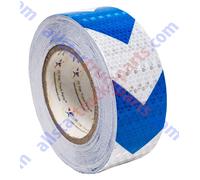 Blu Bianco Freccia Nastro Riflettente 2 " Avviso di Pericolo Conspicuity Safety
