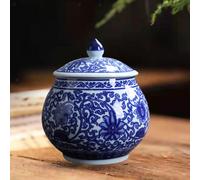 Blu Bianco Porcellana Zenzero Vasi Tempio Vaso di Stoccaggio Contenitore di Tè