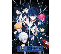 Blu Blocco Partners And Rivals Manga Anime Poster 61x91.5 CM 61x91.4cm Nuovo