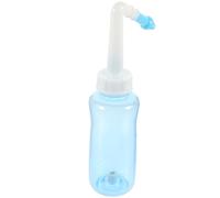 Blu Bottiglia per Lavaggio Nasale in Plastico 300ml per Adulti | Controllo a Pressione Manuale, per Nasali e Soluzione Irrigante, Uso Domestico Contro Freddo Allergie Colore Casuale
