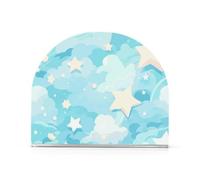 Blu Cartoon Nebulosa Acrilico Bloom Portatovaglioli per Farmhouse Cocktail freestanding Portatovaglioli per Carta Decorazione Domestica per Picnic Bar Rustico