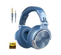 (Blu cielo) Cuffie Oneodio Over Ear Hifi Studio DJ Cuffie cablate Display Musica Gaming