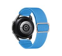 (blu) Cinturino in nylon elastico regolabile per Samsung Galaxy Watch 4/classic/46mm/active 2/gear S3/amazfit
