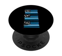 Blu Colore Murica-x3 Grafica Blu PopSockets PopGrip Adesivo