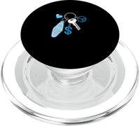 Blu Colore Successo Chiavi Amore Pace Soldi Grafica Blu PopSockets PopGrip per MagSafe