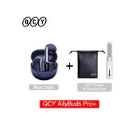 (Blu con penna) QCY HT10 AilyBuds Pro+ ANC Cuffie wireless audio ad alta risoluzione LDAC Bluetooth