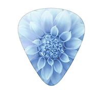 Blu Dalia Flower Guitar Pick 12 Picks Moda Durevole Bass Plettri In Una Scatola Per Ukulele Chitarra Elettrica Basso