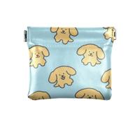 Blu Del Cane Del Fumetto di Modo Delle Donne Piccolo Cuoio Della Moneta Della Borsa Carino Monederos Pequenos de Mu