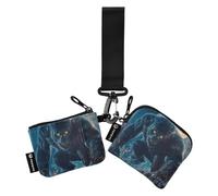 Blu Distinctive Portafogli da donna Custodie per carte Carino Moda Cerniera Portamonete Portafoglio con Cerniera Tasca portamonete per uso quotidiano 2 confezioni tarjetero para Credit