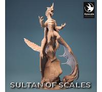 Blu Drago A - Sultan Of Scale - Lord Of The Print - Figure Tabletop 28mm