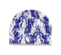 Blu e Bianco Marmo Modello Acrilico Oro Portatovaglioli per Farmhouse Cocktail freestanding tovagliolo e portautensili decorazione domestica per Farmhouse Cocktail 1Pack