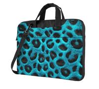 Blu E Nero Leopard Texture Laptop Bag Laptop Case 15.6 Pollice Borse Per Computer Imbottito Della Copertura Del Manicotto Per Le Donne Uomini