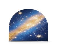 Blu e oro romantico universo stellato acrilico ristorante portatovaglioli per feste, matrimoni, eventi, portatovaglioli autoportanti per decorazioni per la casa di carta per cocktail in fattoria