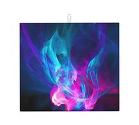 Blu e Rosa Fuoco Stampato Cucina Controsoffitto Stuoia assorbente Tappetino di scarico Compatibile con vari controsoffitti