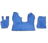 Blu Eco Pelle Tappetini Cover per DAF Cf 2013+Euro 6 Trucks Automatico