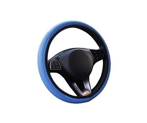 (Blu) Elegante coprivolante in pelle, facile da installare, multicolore, dropshipping